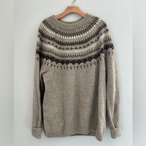 Abercrombie & Fitch Nordic Wool Blend Mens Crewneck Sweater XXL
